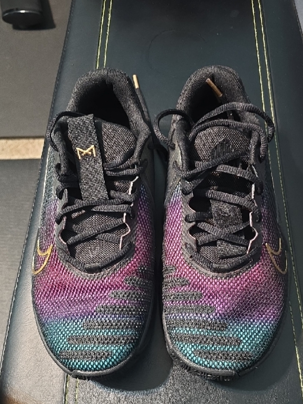 Nike Free Metcon 9  Black Knit And Fireberry   Only Worn Indoors Twice